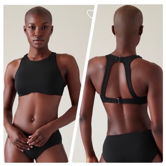 NWT! Athleta Black Maldives Bra Cup Bikini Top - Multiple Sizes🩵 - Picture 7 of 14